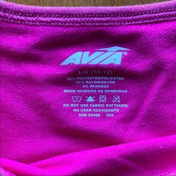 Avia Shirts & Tops Bundle Of 5 Girls Size Large 12 Athletic Shirts